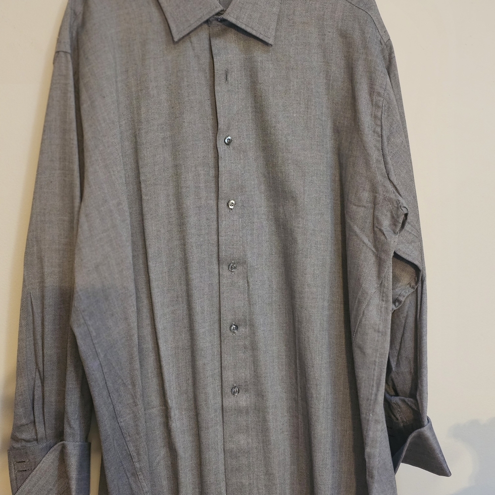 Michael Kors Gray Dress Shirt Business-Ready Cotton